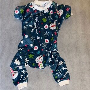 Festive Snowman Pajama Onesie